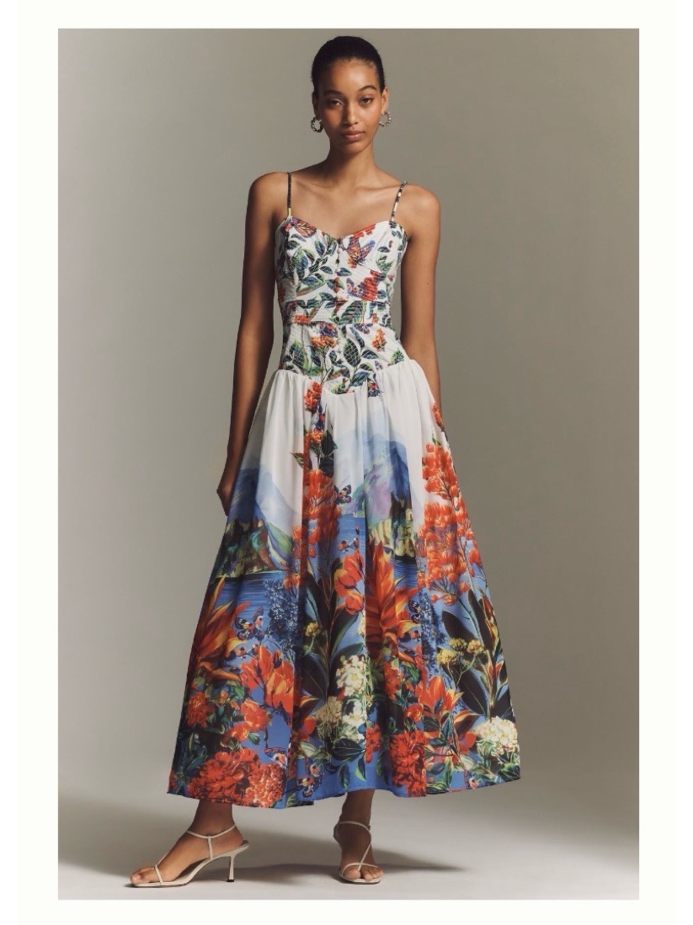 THE MUSE BASQUE-WAIST MIDI DRESS
👸👑